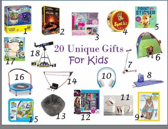 20 Unique Gifts for Kids - Kinda Sorta Simple