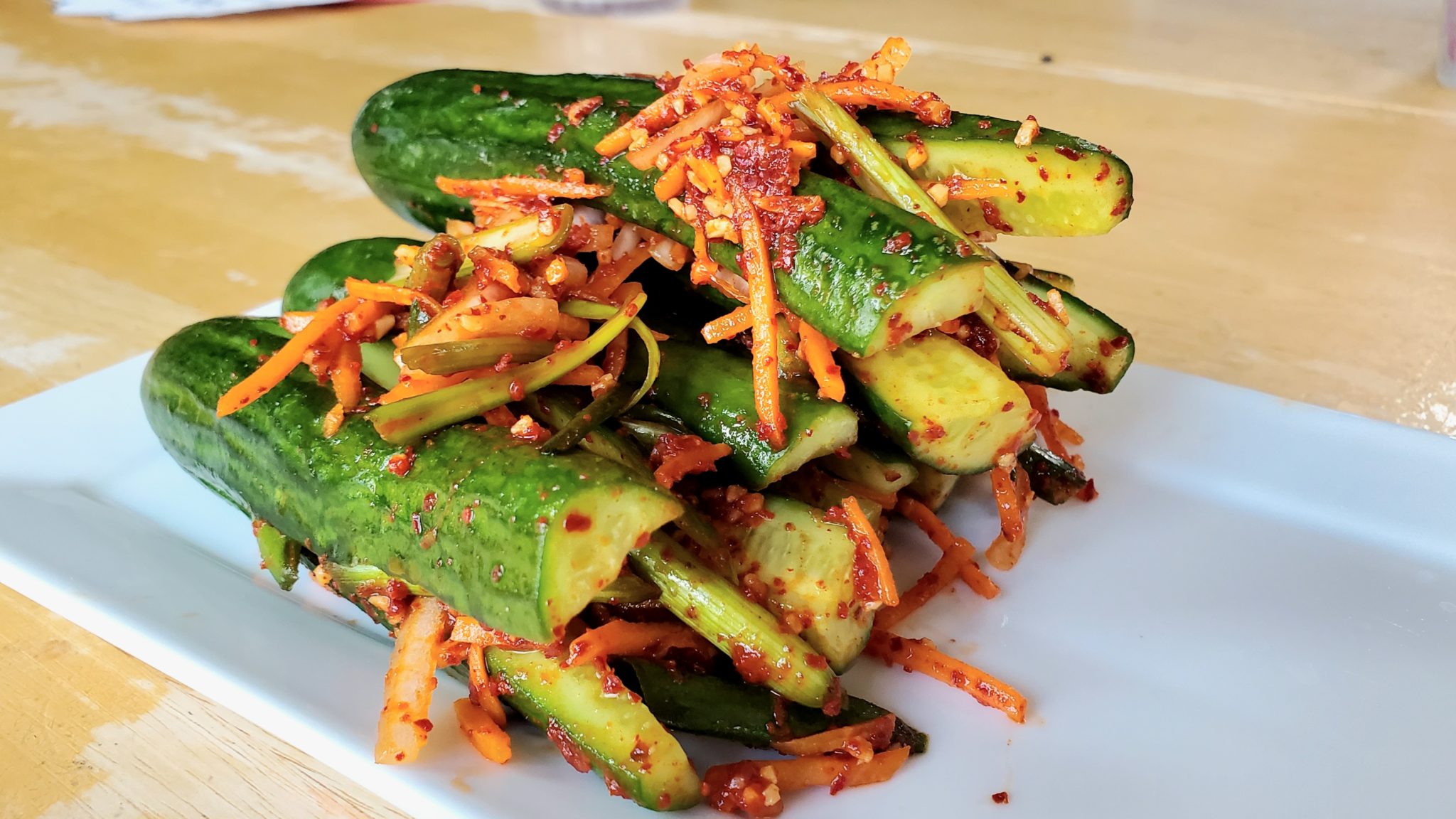 Oi Sobagi Korean Stuffed Cucumber Kimchi Kinda Sorta Simple