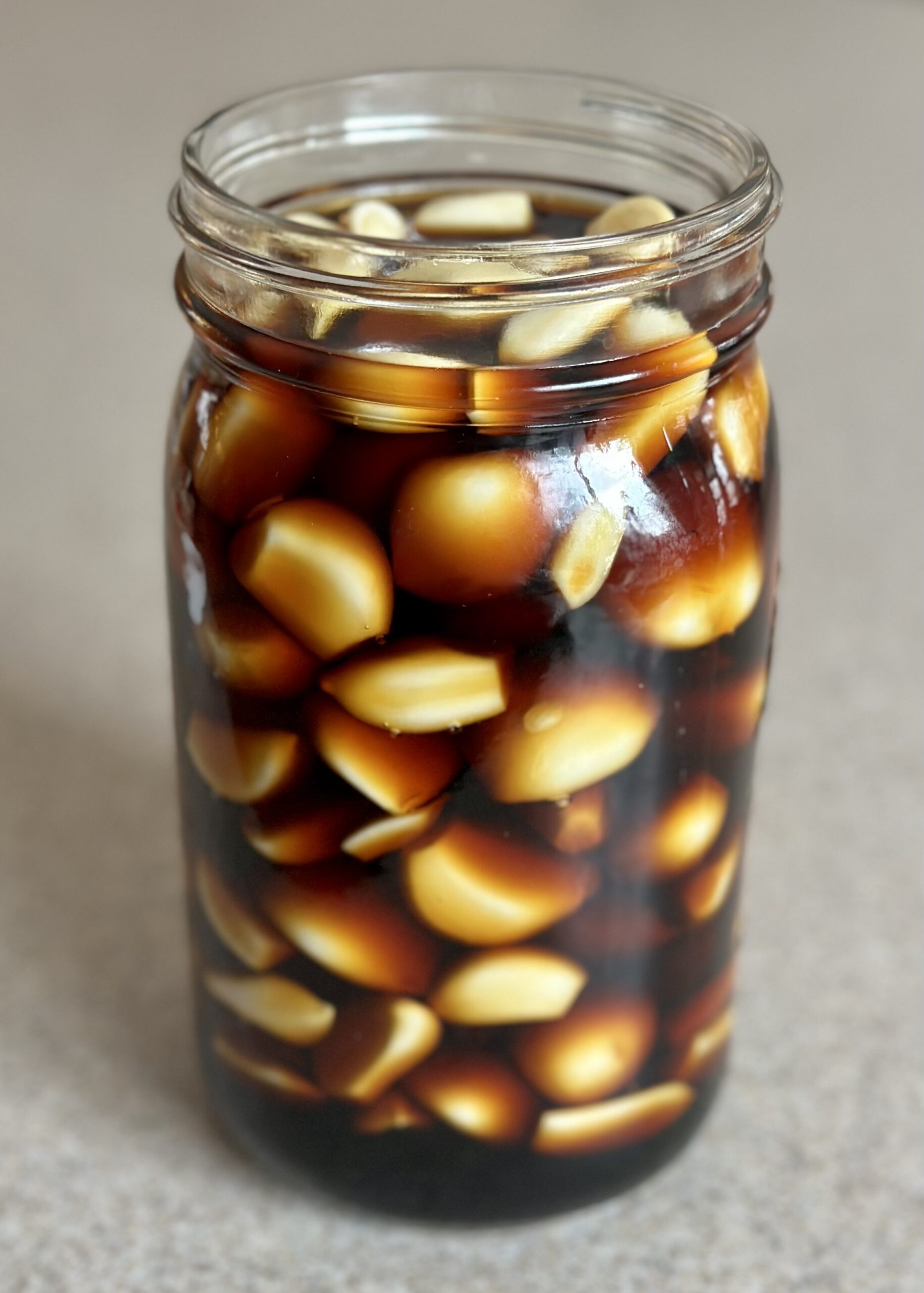 Korean Pickled Garlic Maneul Jangajji - Kinda Sorta Simple