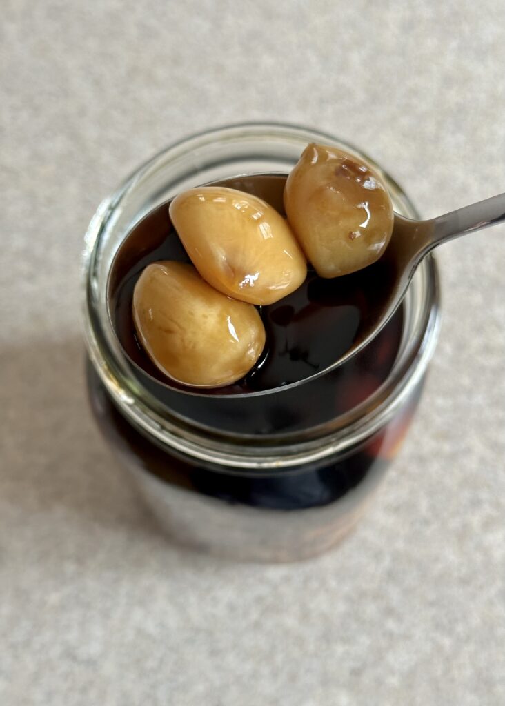 Korean pickled garlic